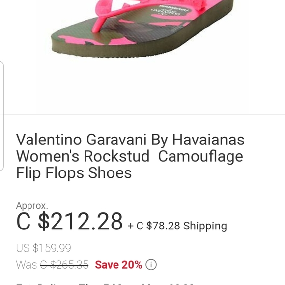 VALENTINO ROCKSTUDS BY HAVAIANAS SANDALS - Picture 3 of 6